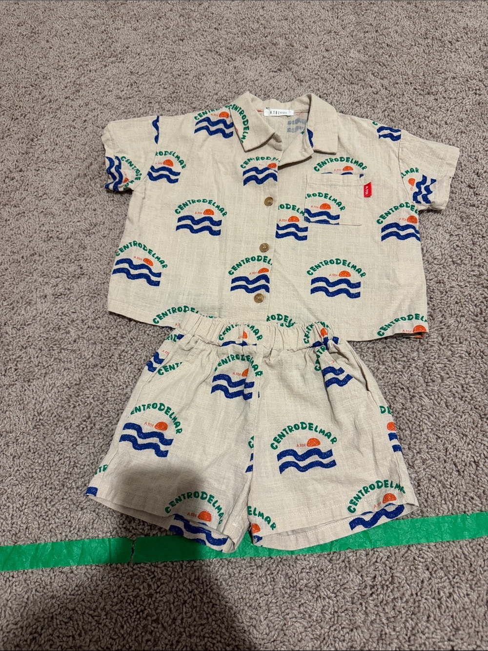Korean Brand Bobo Choses Style Tee Shorts 3T-4T
